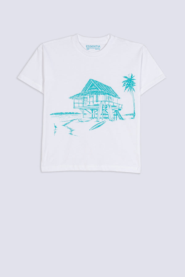 Girl's Beach House Graphic Tee