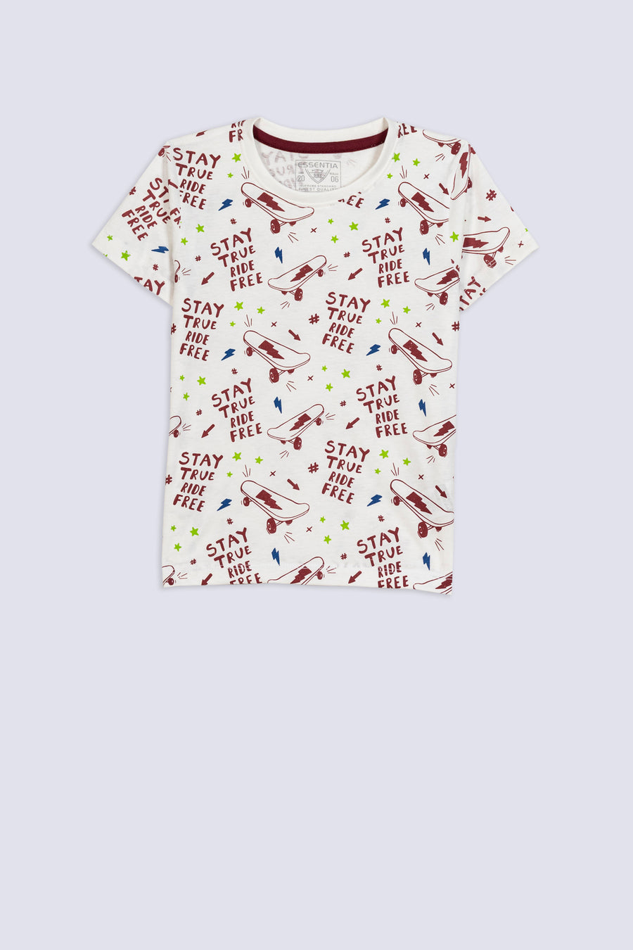 Boy's Stay True Slogan T-Shirt