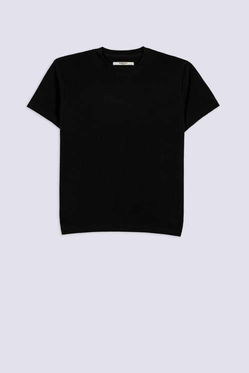 Men's Textured Crew Neck T-Shirt