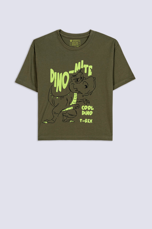 Boy's Dino-Mite T-Rex Graphic T-Shirt