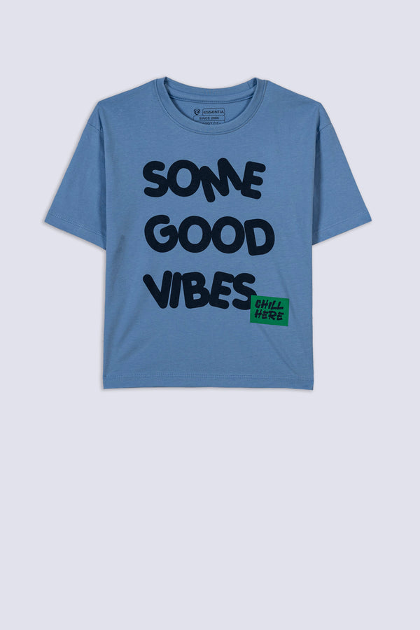 Boy's Good Vibes Baggy T-Shirt