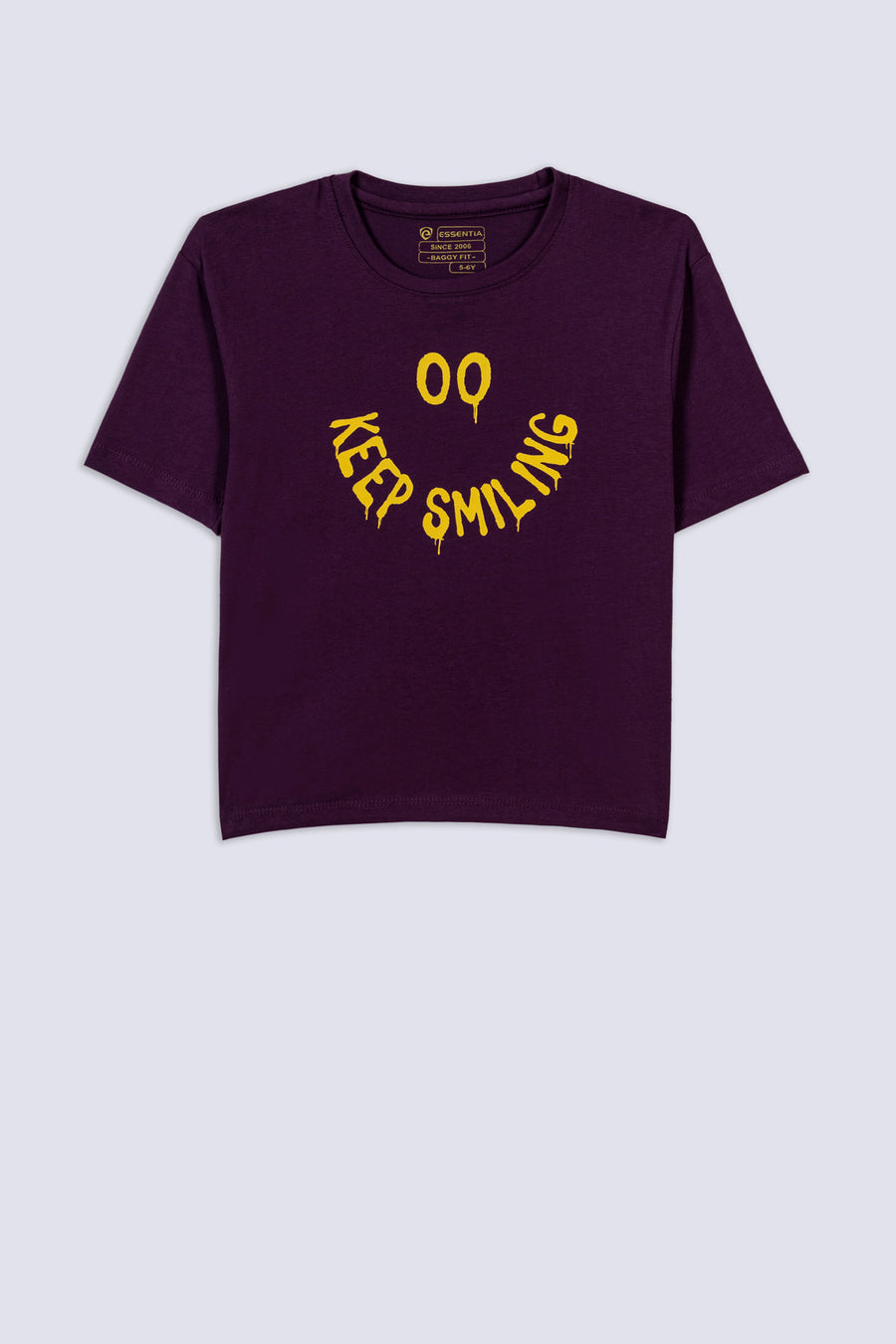 Boy's Keep Smiling Baggy T-Shirt
