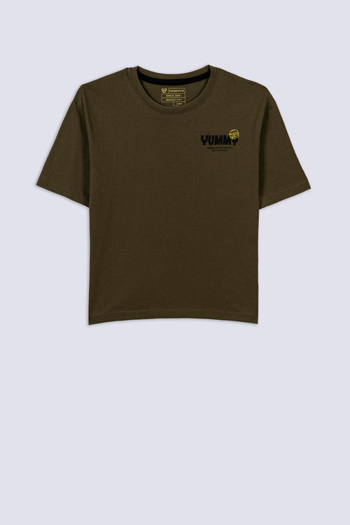 Boy's Yummy Burger Baggy T-Shirt
