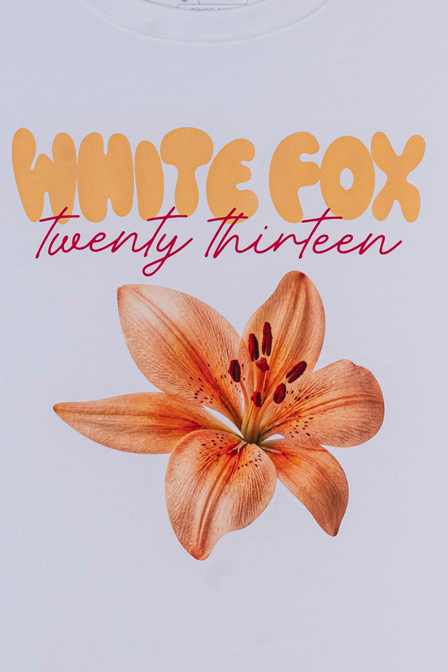 Ladies White Fox T-Shirt