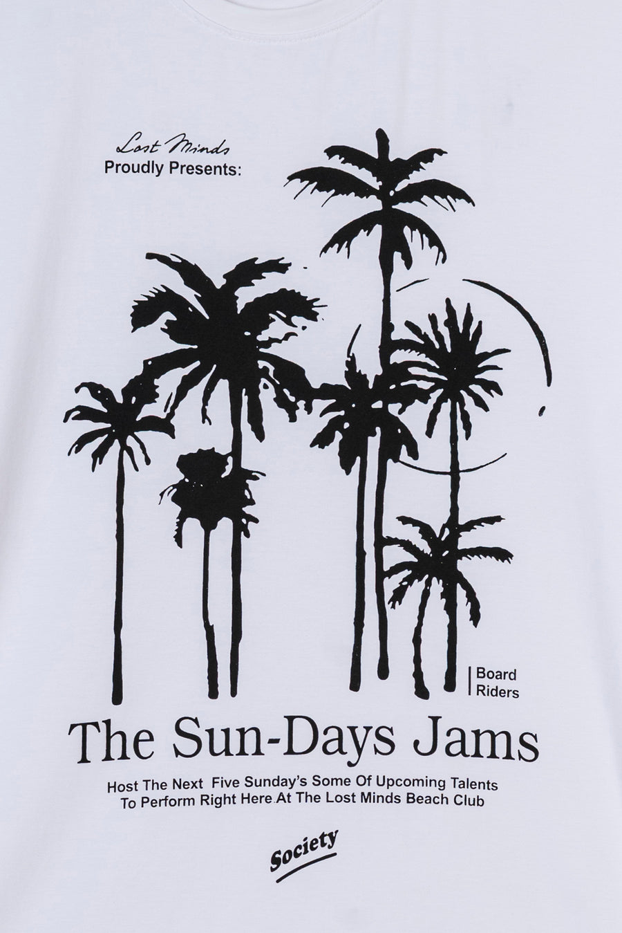 Men's Palm Poster Baggy T-Shirt