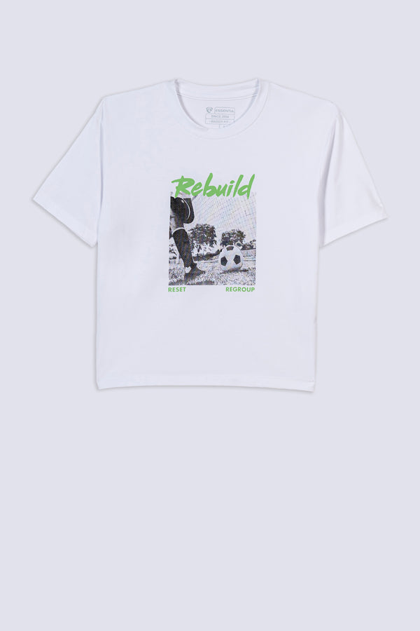 Boy's Rebuild Kick-Off Baggy T-Shirt