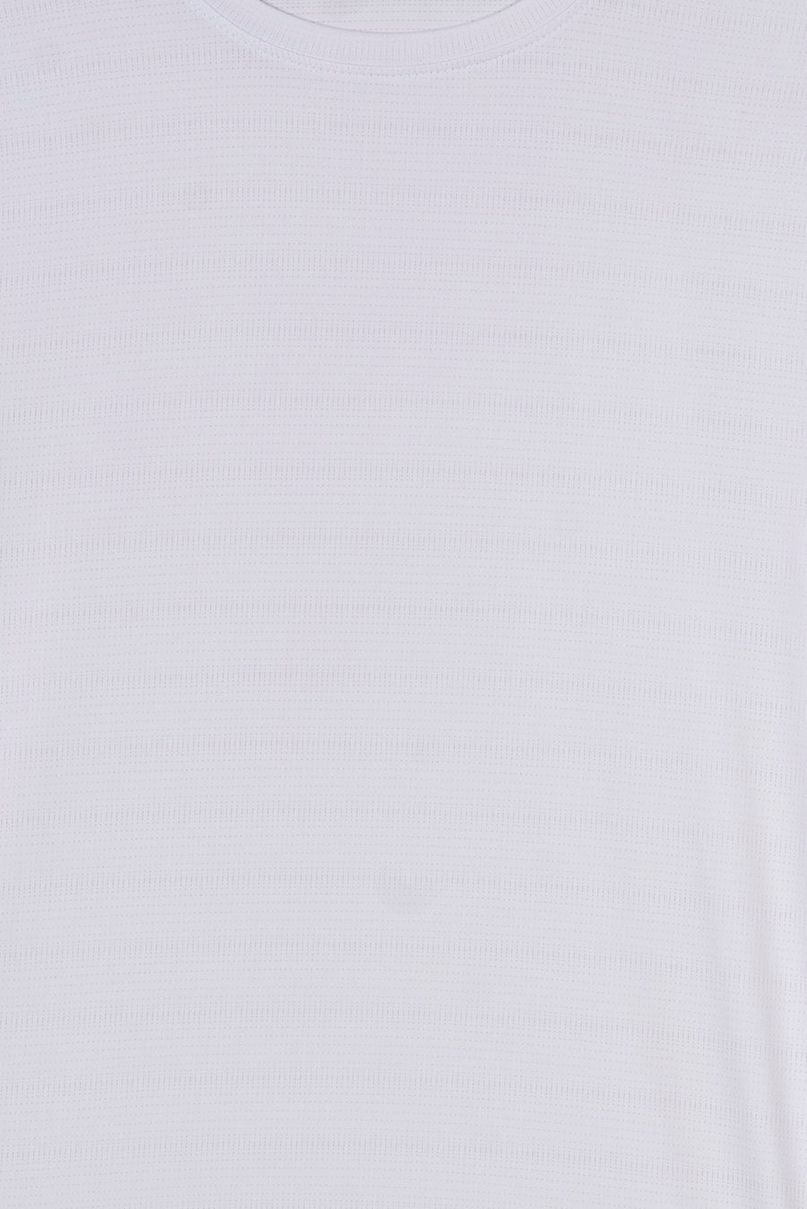 Men's White Micro-Mesh T-Shirt