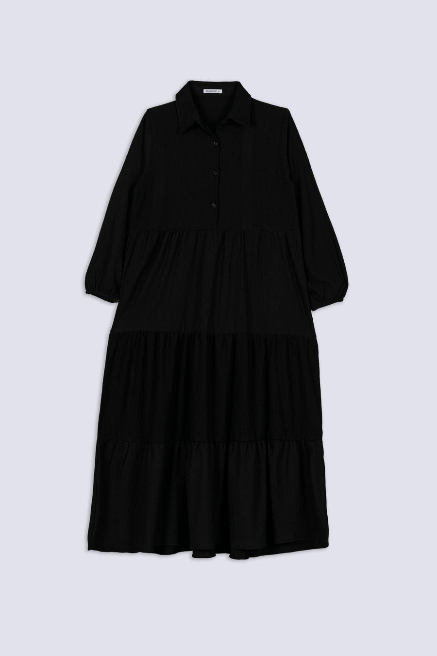 Black Grace Tiered  Ladies Dress
