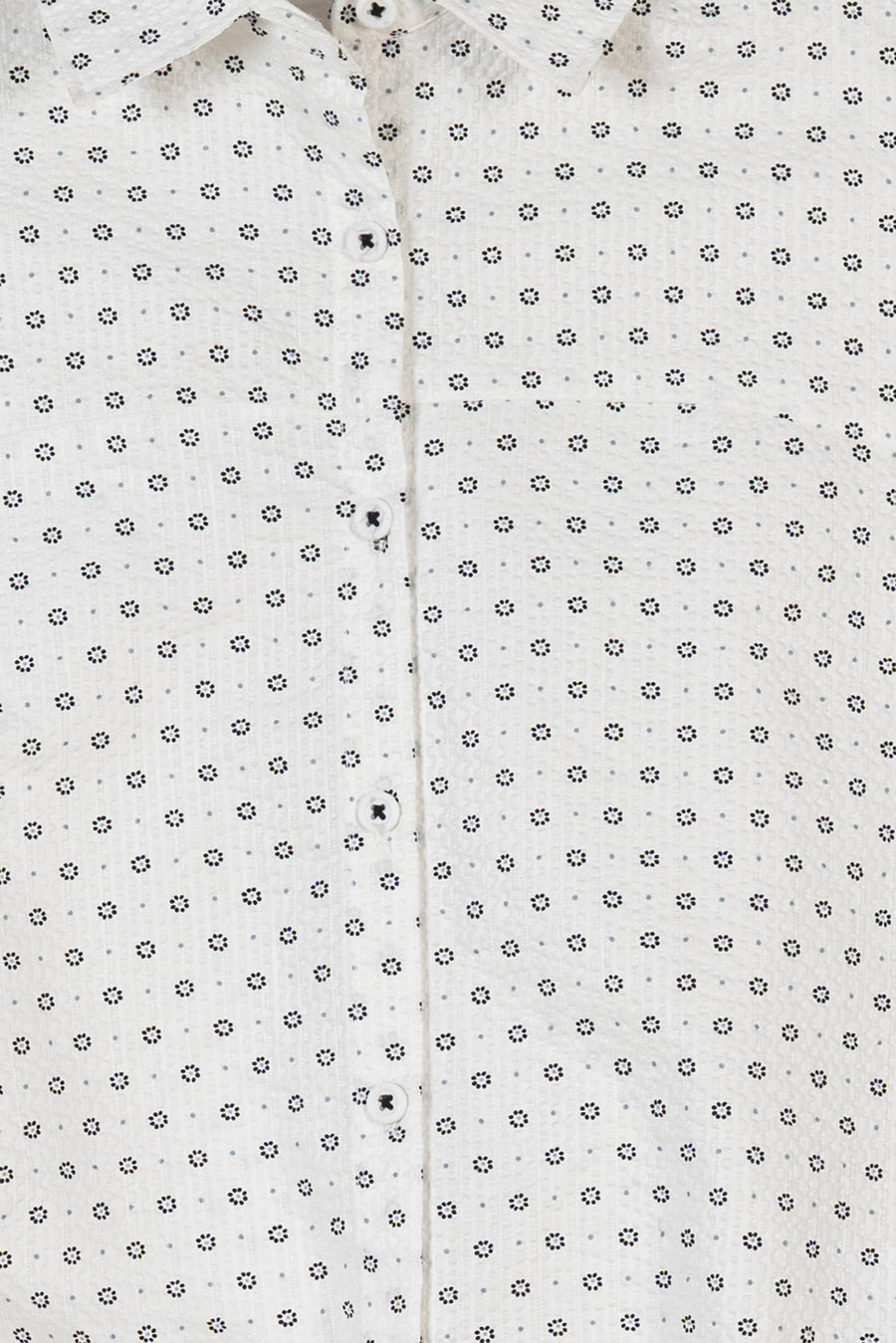 Girls' White Knot Shirt