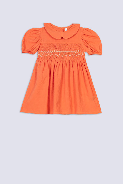 Girls' Peter Pan Smock Dress