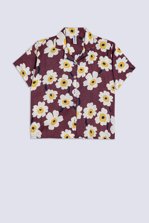 Girl's Garden Pop Casual Shirt