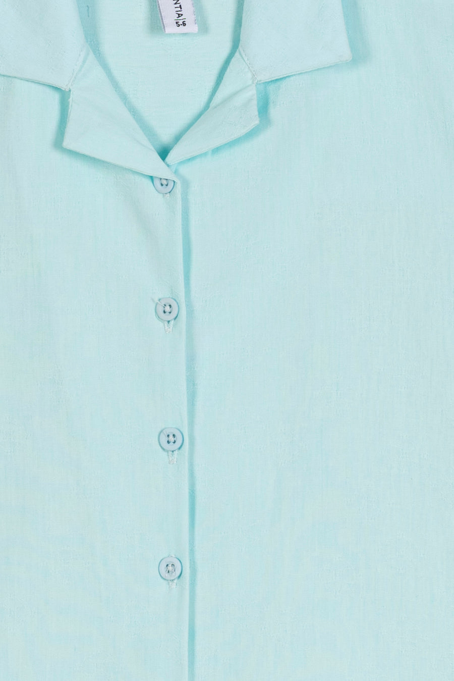 Girl's Pastel Camp-Collar Shirt