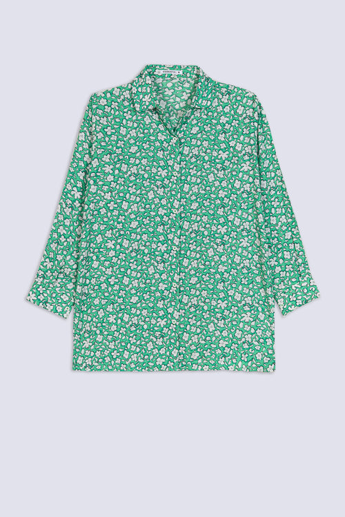 Ladies Blossom Print Shirt