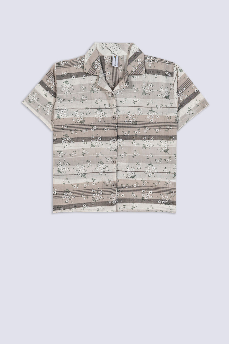 Girl's Ditsy Floral Resort Shirt