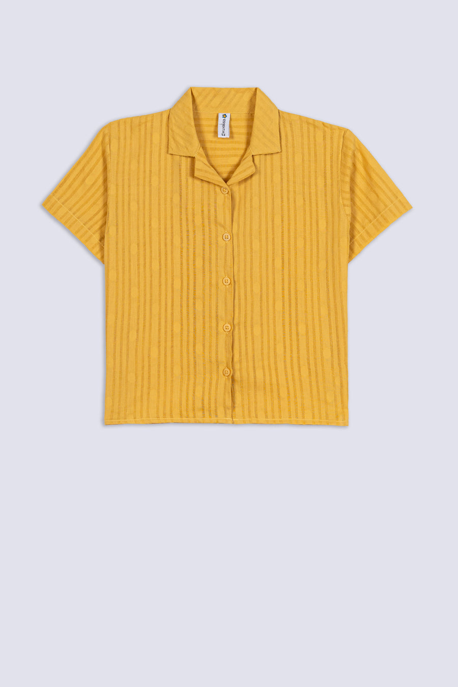 Girl's Woven Stripe Button-Down Shirt