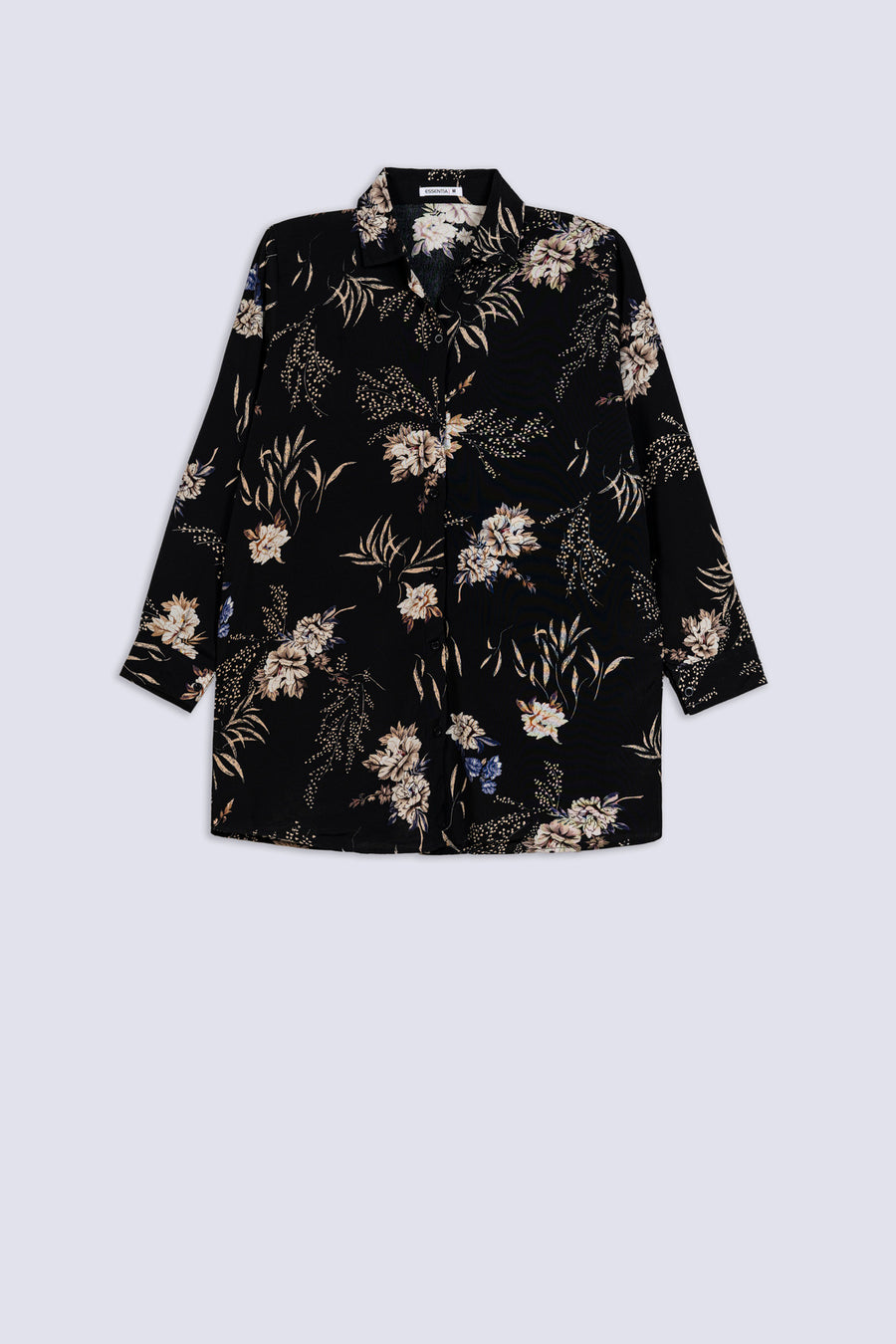 Ladies Oversized Floral Shirt