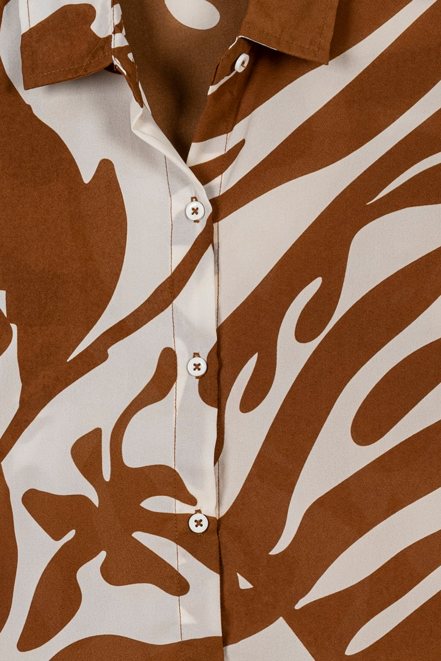 Ladies Tropical Print Shirt