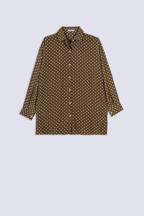 Ladies Printed Longline Shirt