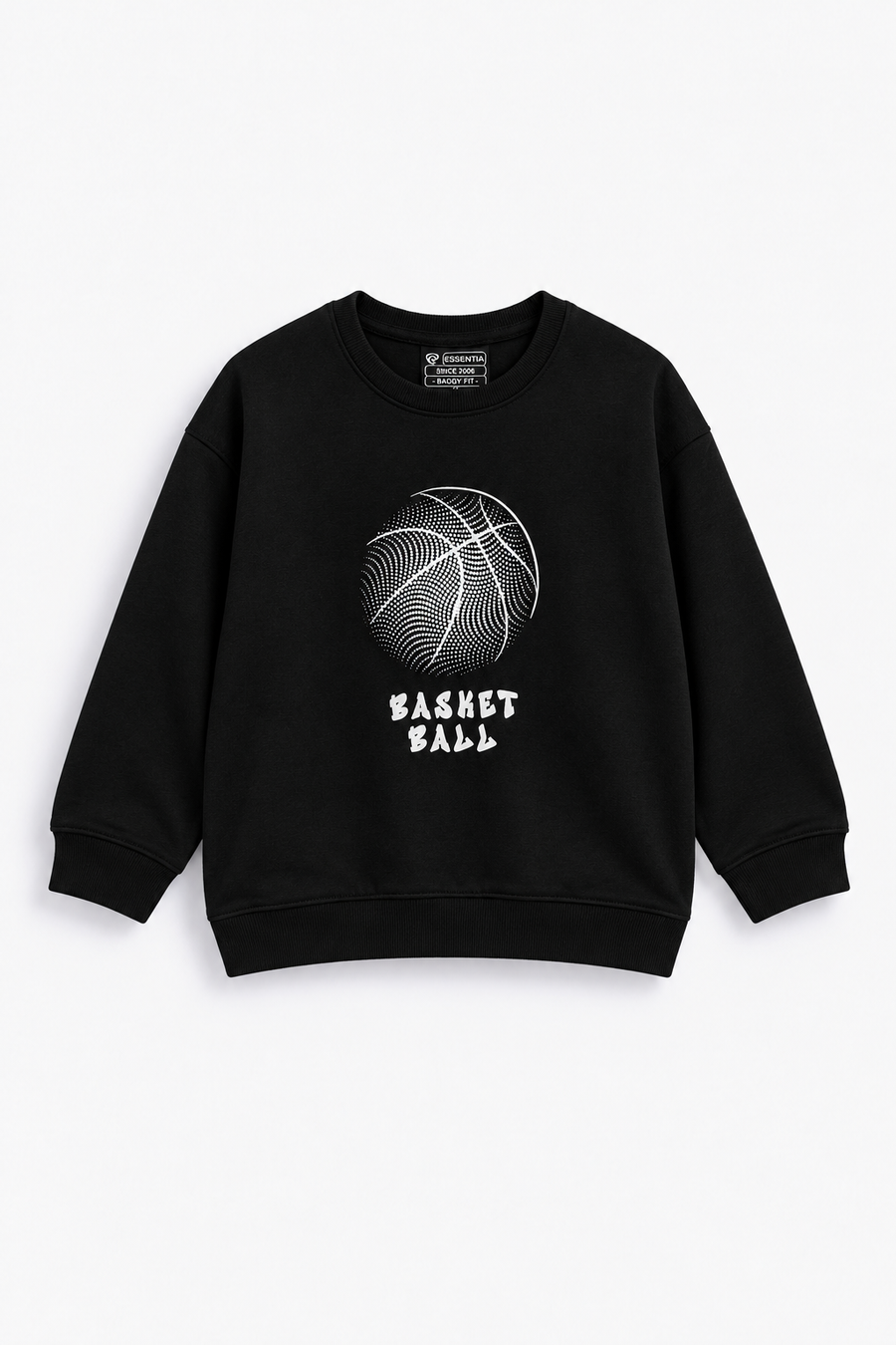 Boy's Basketball Print Sweatshirt - front