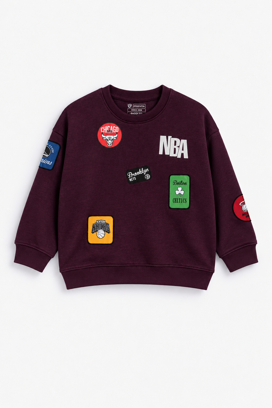 Boy's NBA Patch Sweatshirt - front
