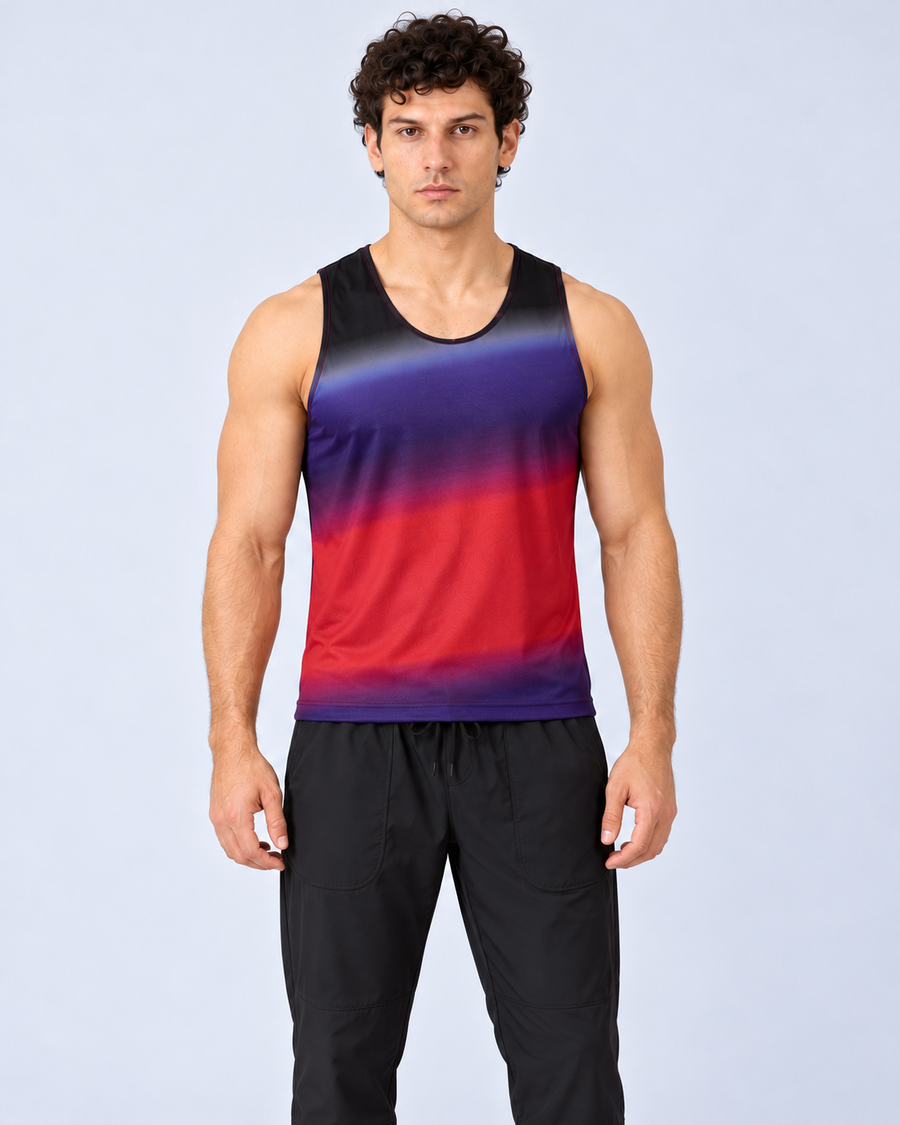 Men's Racerback Training Tank (MTC) with Men's Cargo Trouser (DGR) - close-up