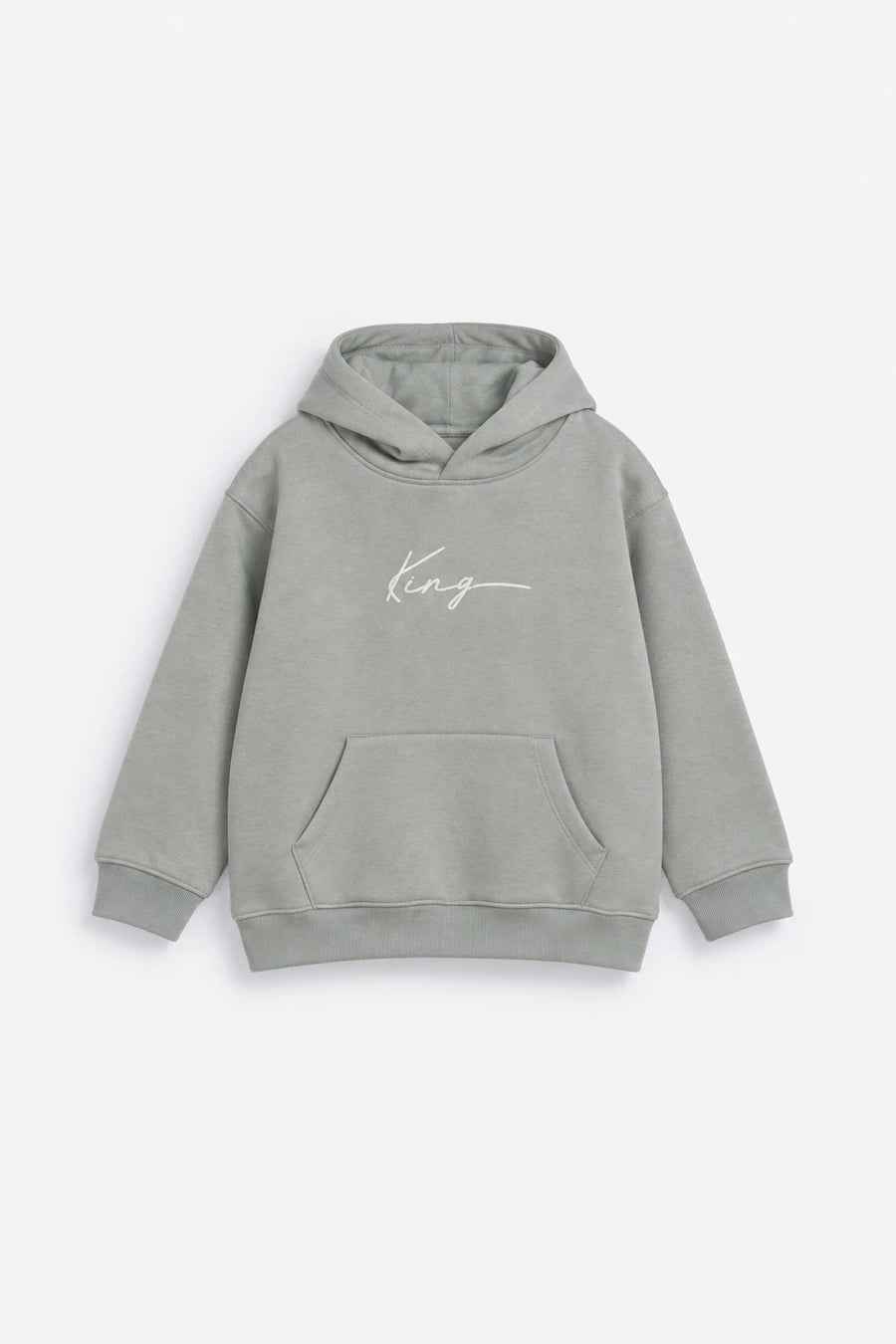 Boy's King Slogan Hoodie - front