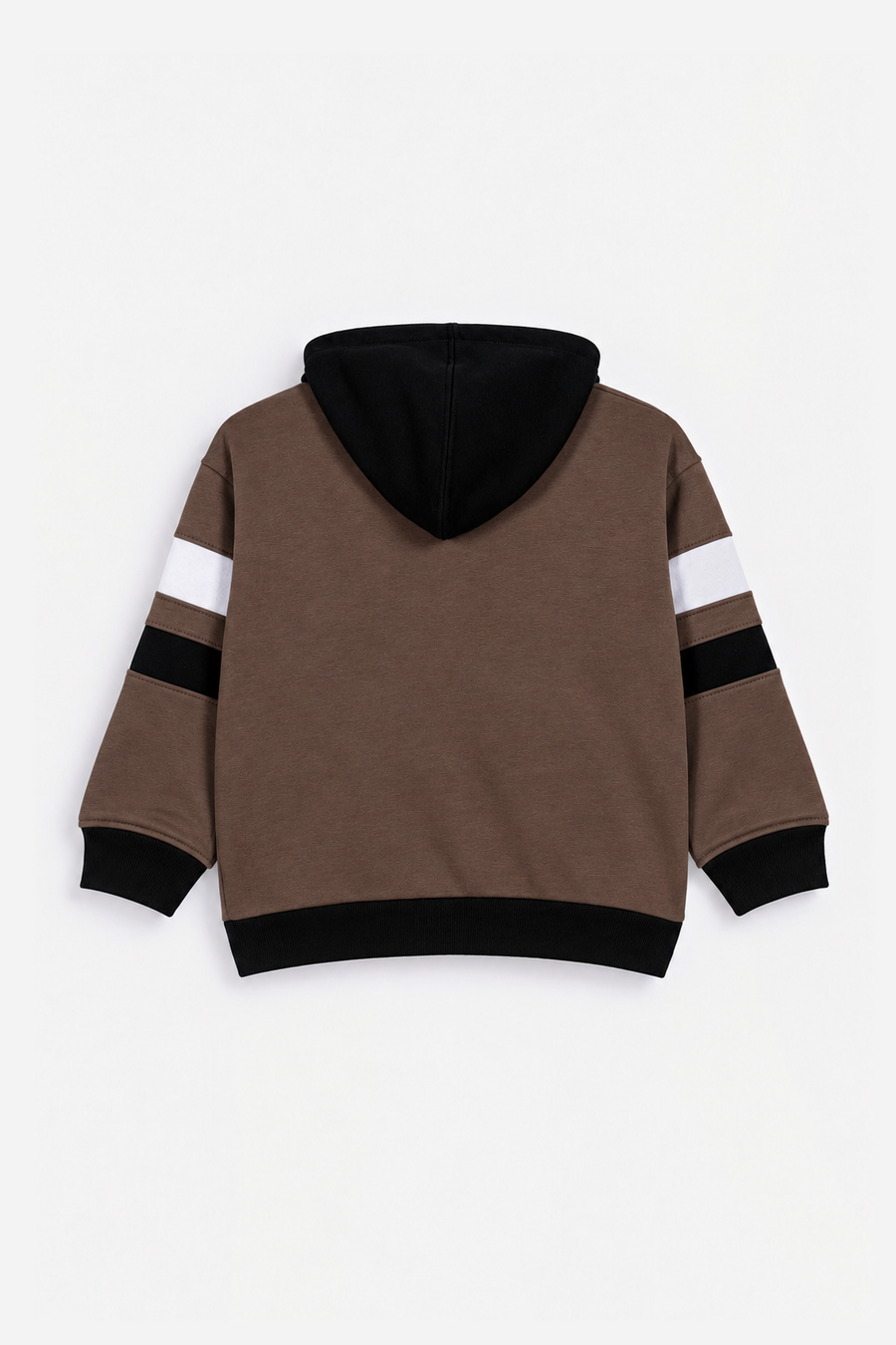 Boy's Colour Block Zip Hoodie - back