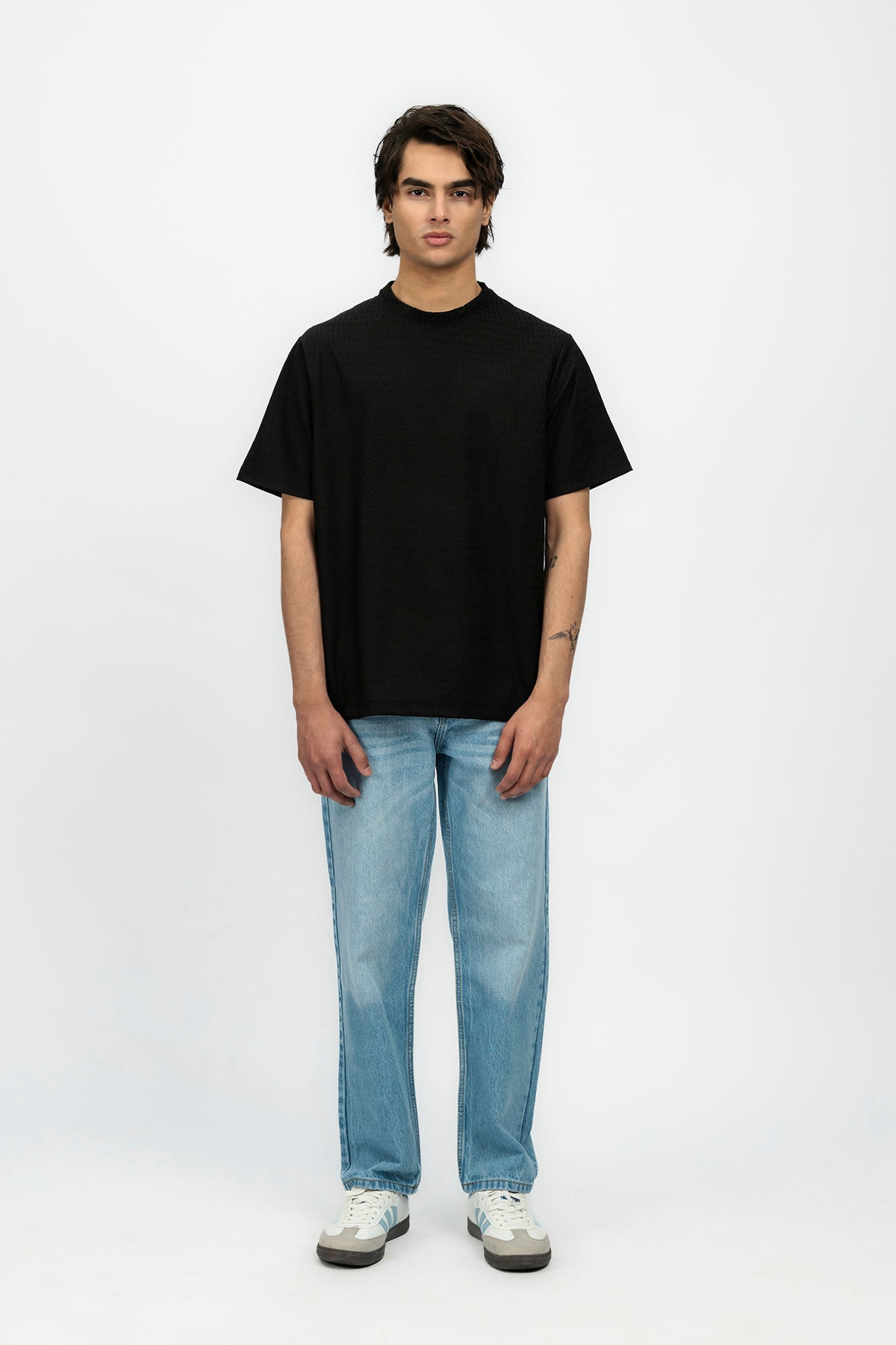 Black Men's Baggy Fit T-Shirt