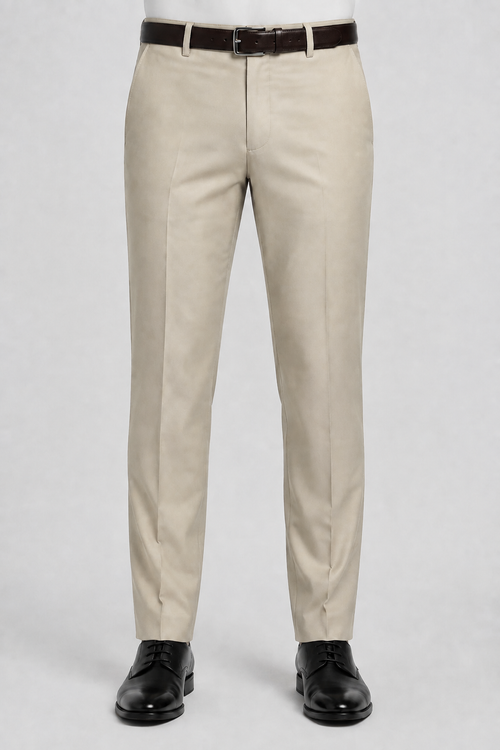 Men's Cream Dress Pant
