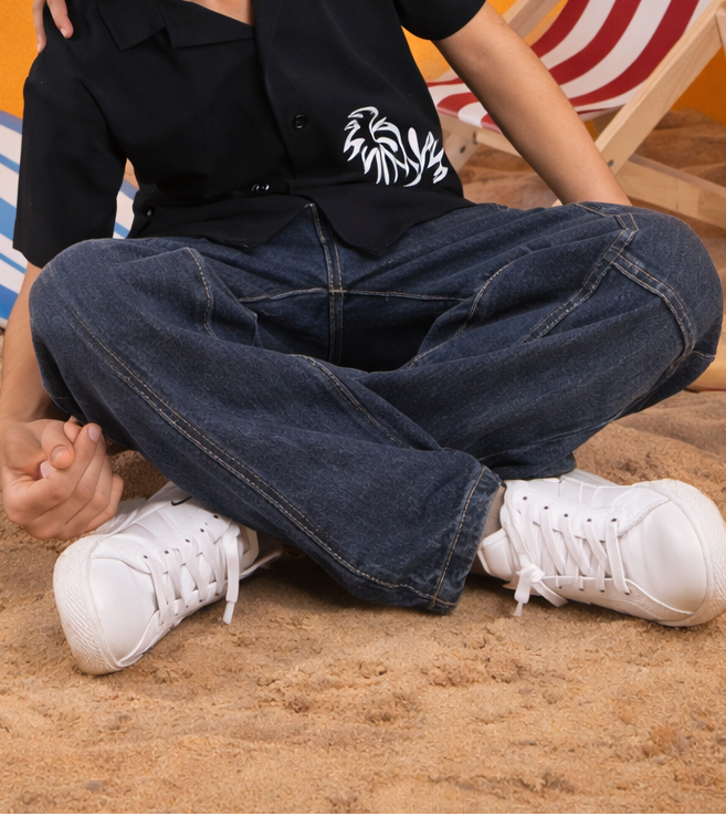 Boys' Cargo Denim Trouser