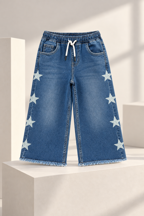 Girls' Star Side Denim
