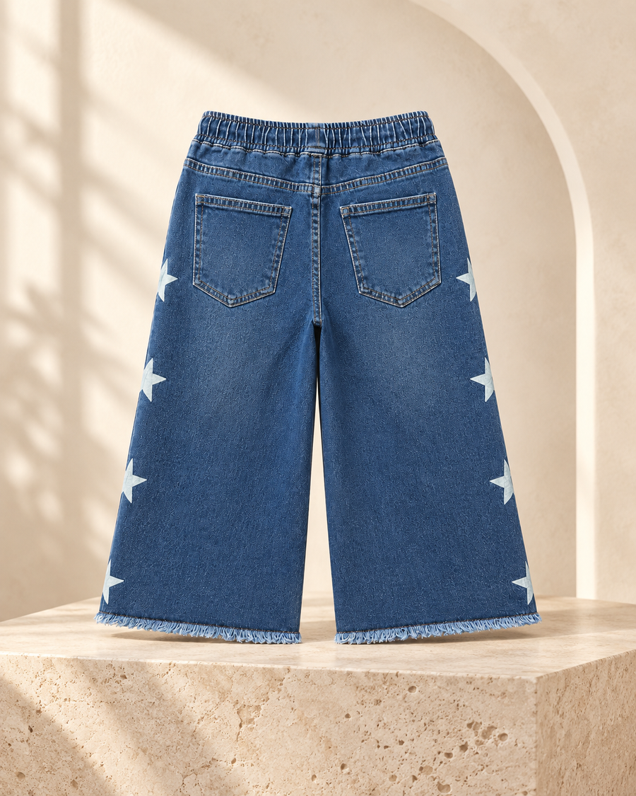 Girls' Star Side Denim