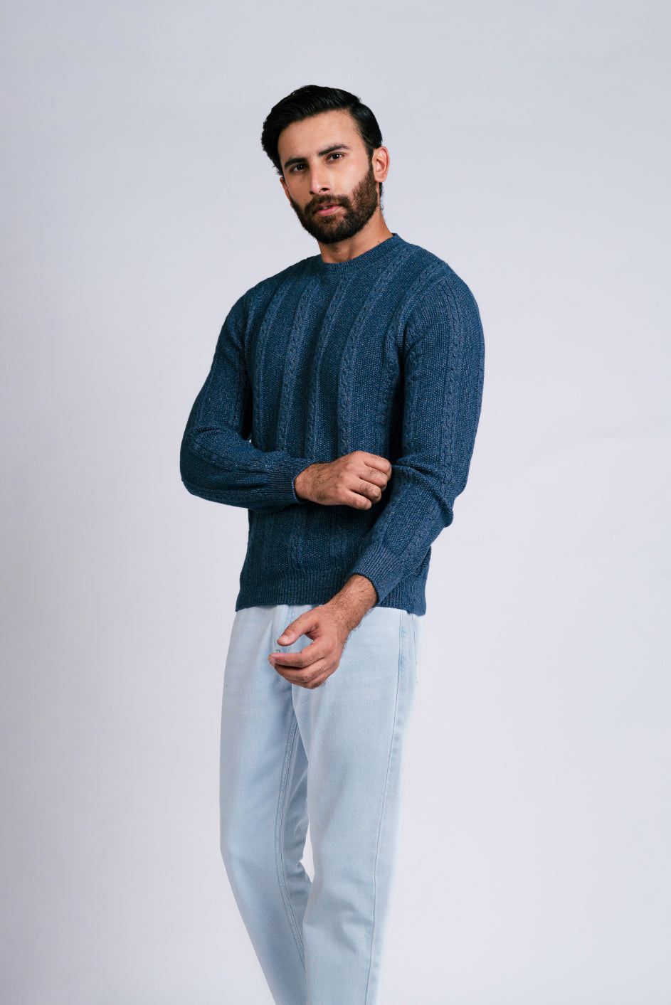 Men's Sweater F/Slv.