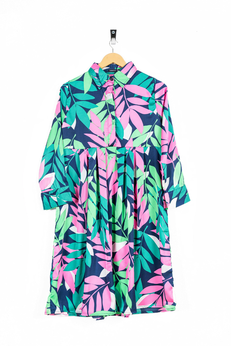 Ladies Multicolor Leaf Top