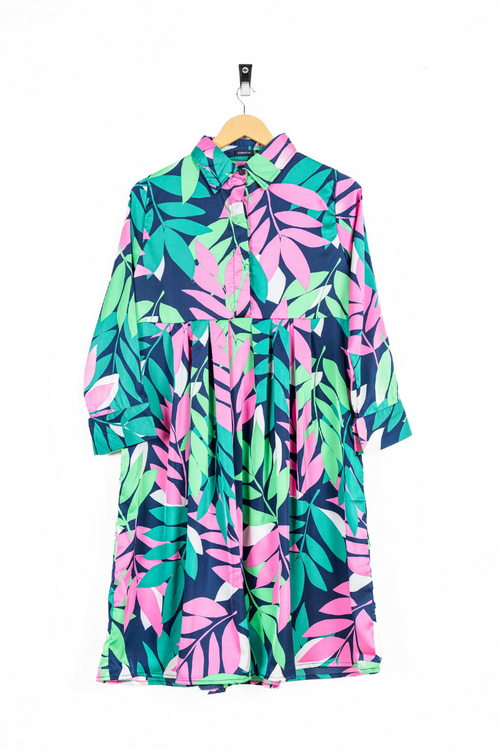 Ladies Multicolor Leaf Top