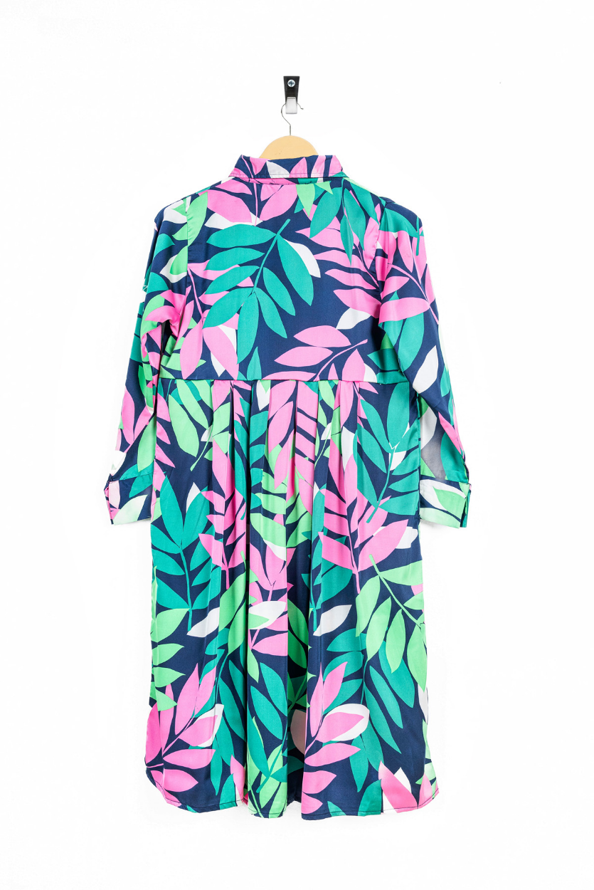 Ladies Multicolor Leaf Top