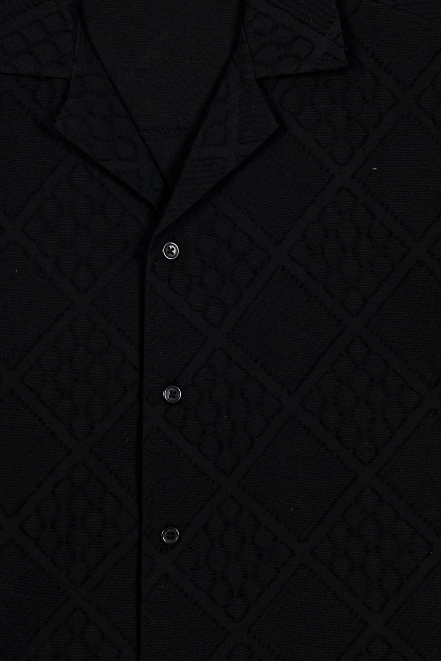 Men's Lattice Textured Casual Shirt