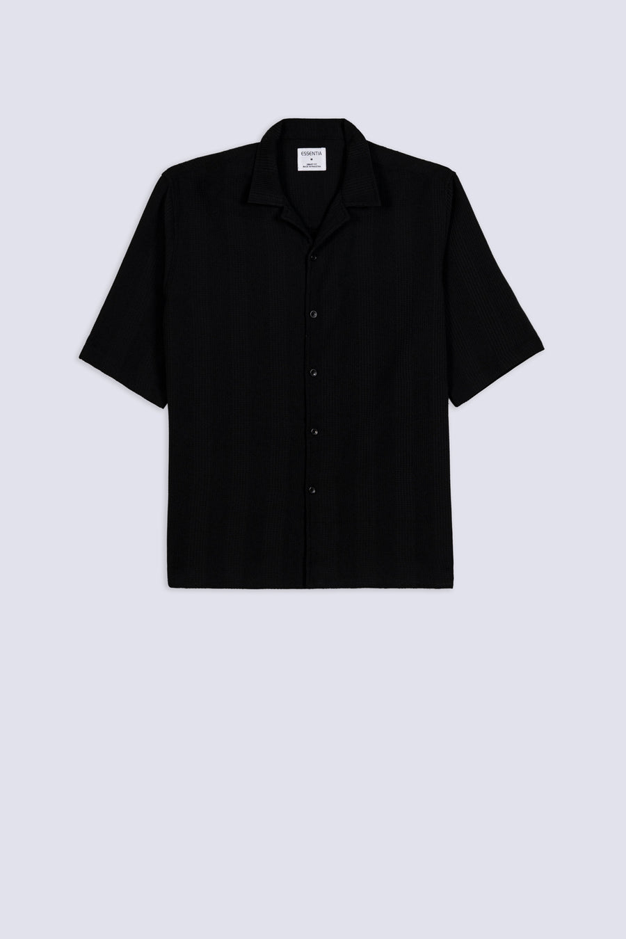Men's Waffle Knit Camp Shirt