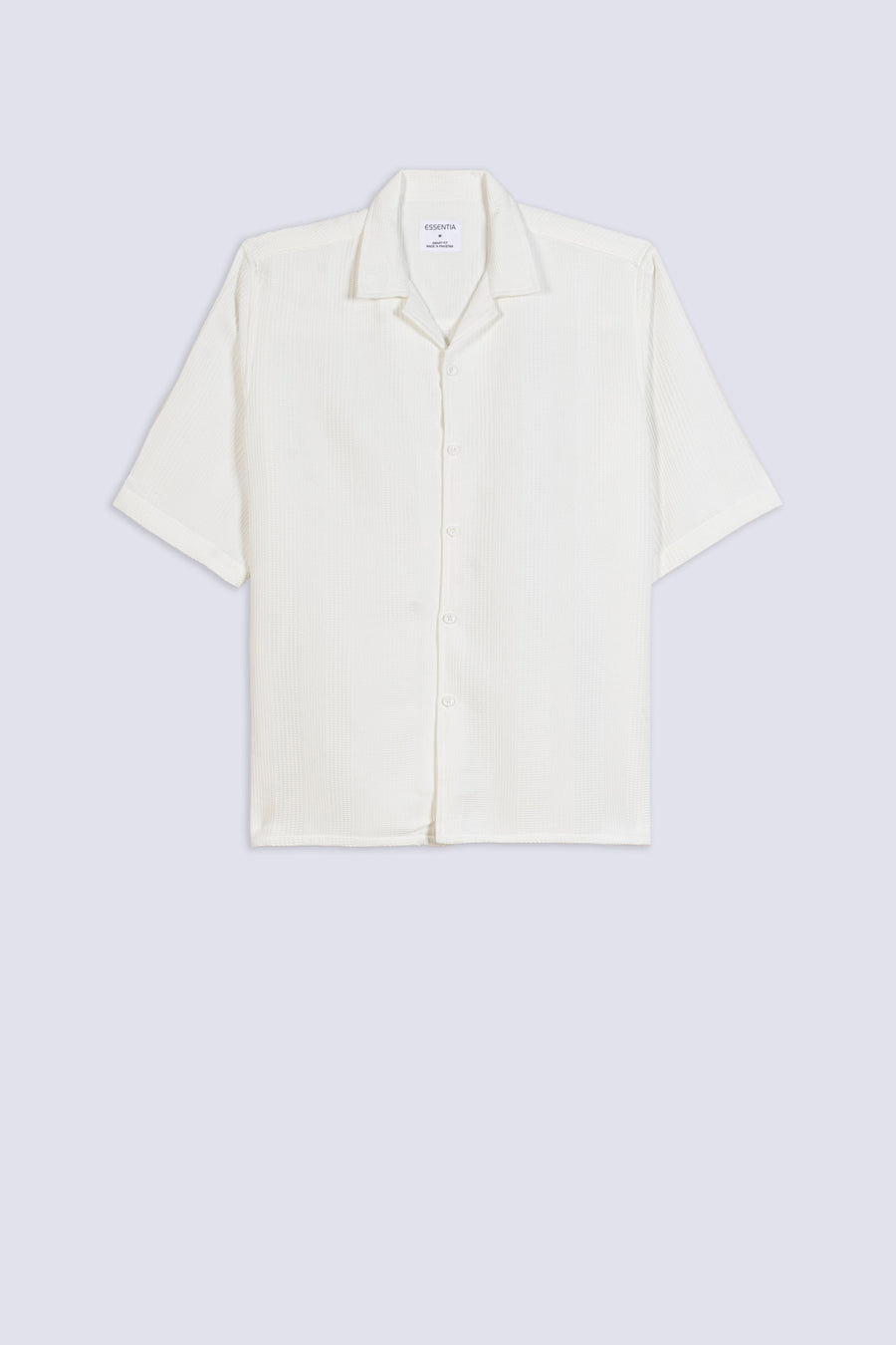 Men's Waffle Knit Camp Shirt