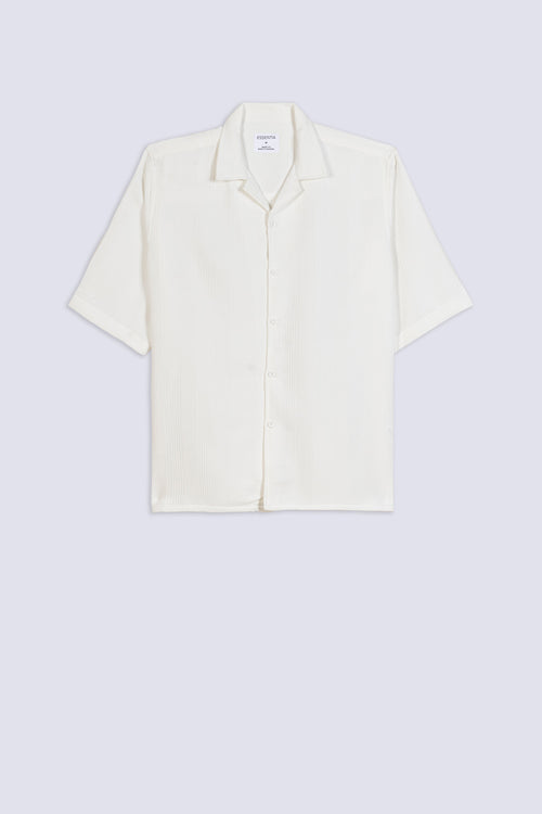 Men's Waffle Knit Camp Shirt