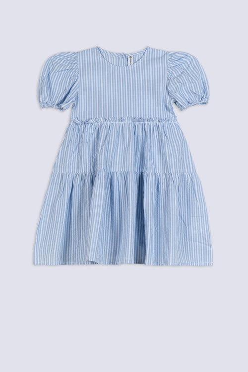 Girl's Blue Stripe Summer Top