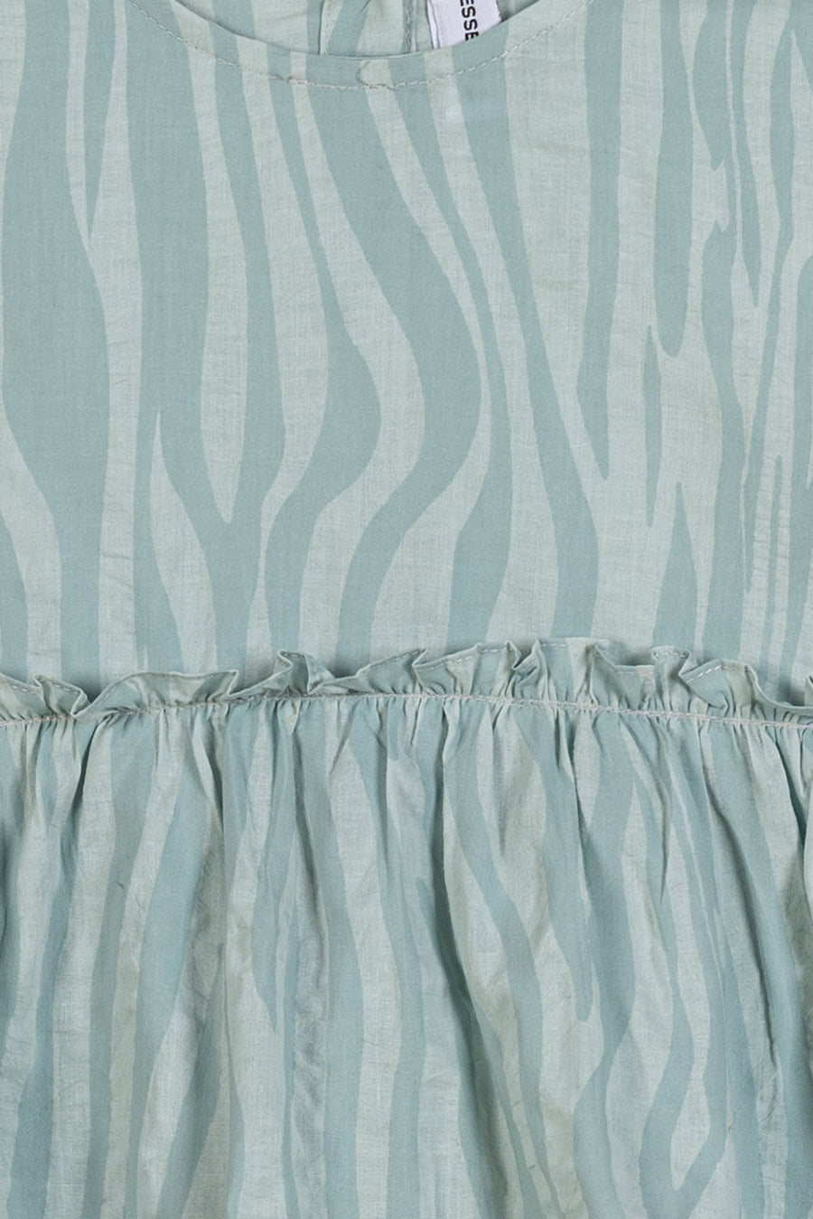 Girl's Wave Stripe Tiered Top