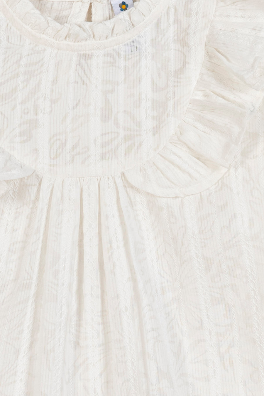 Girl's Frill Bib Top