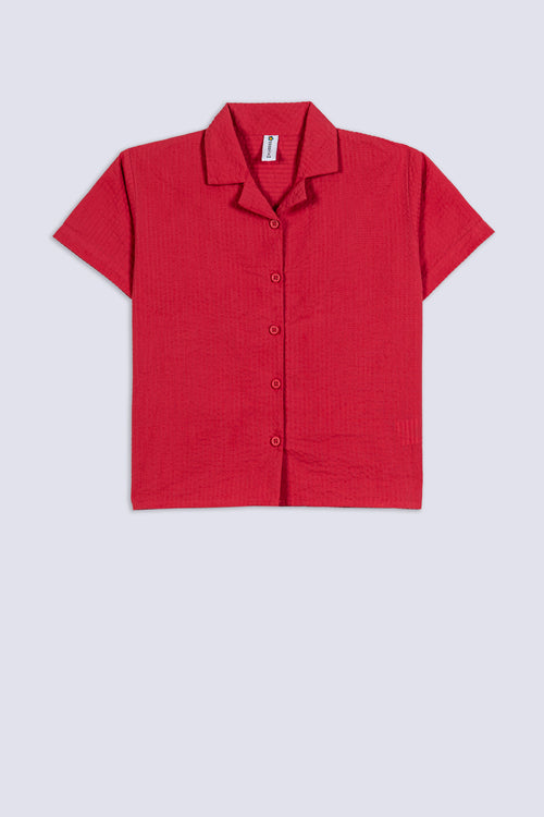 Girl's Crinkle Cotton Top
