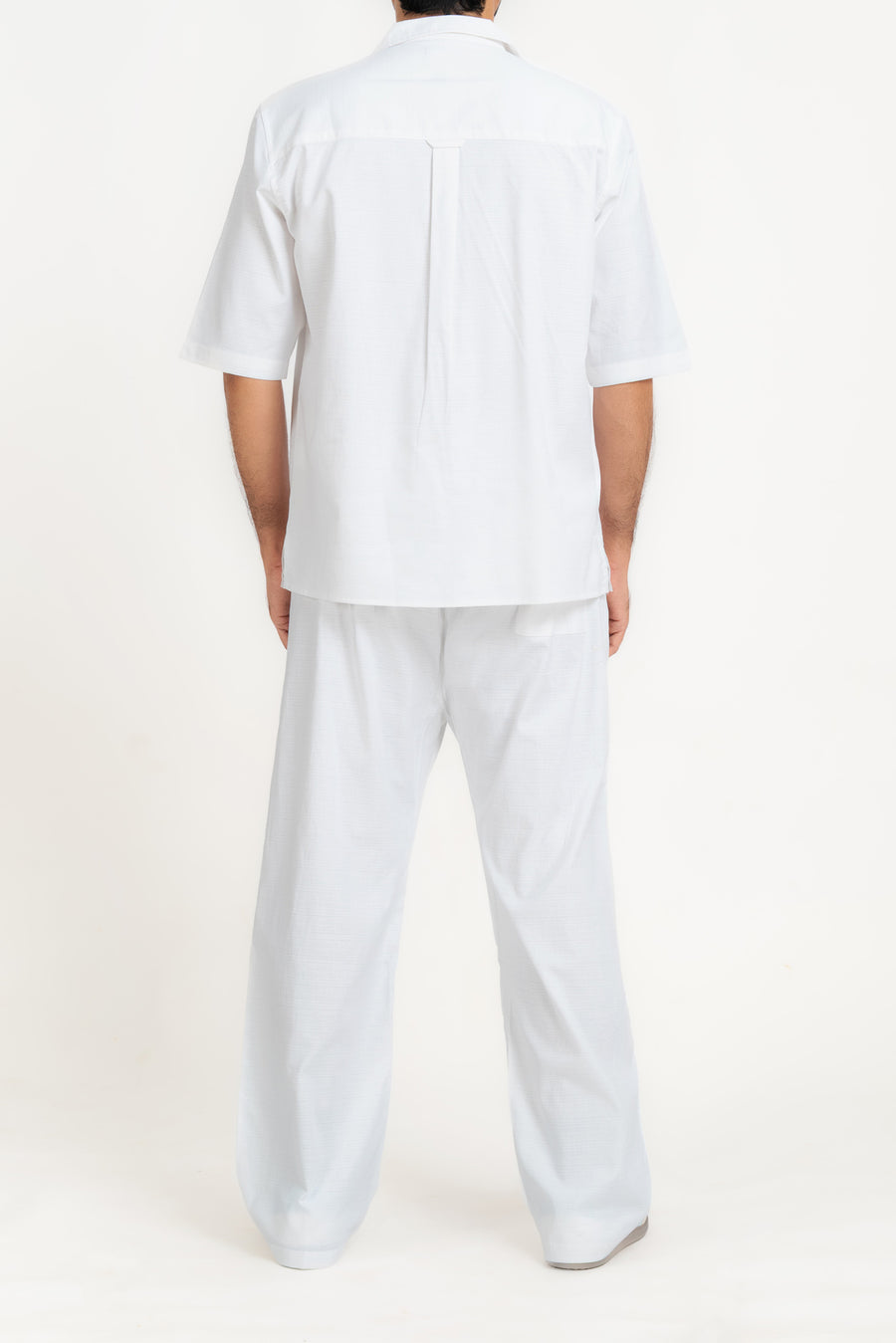 Men's Textured Cuban Collar Shirt