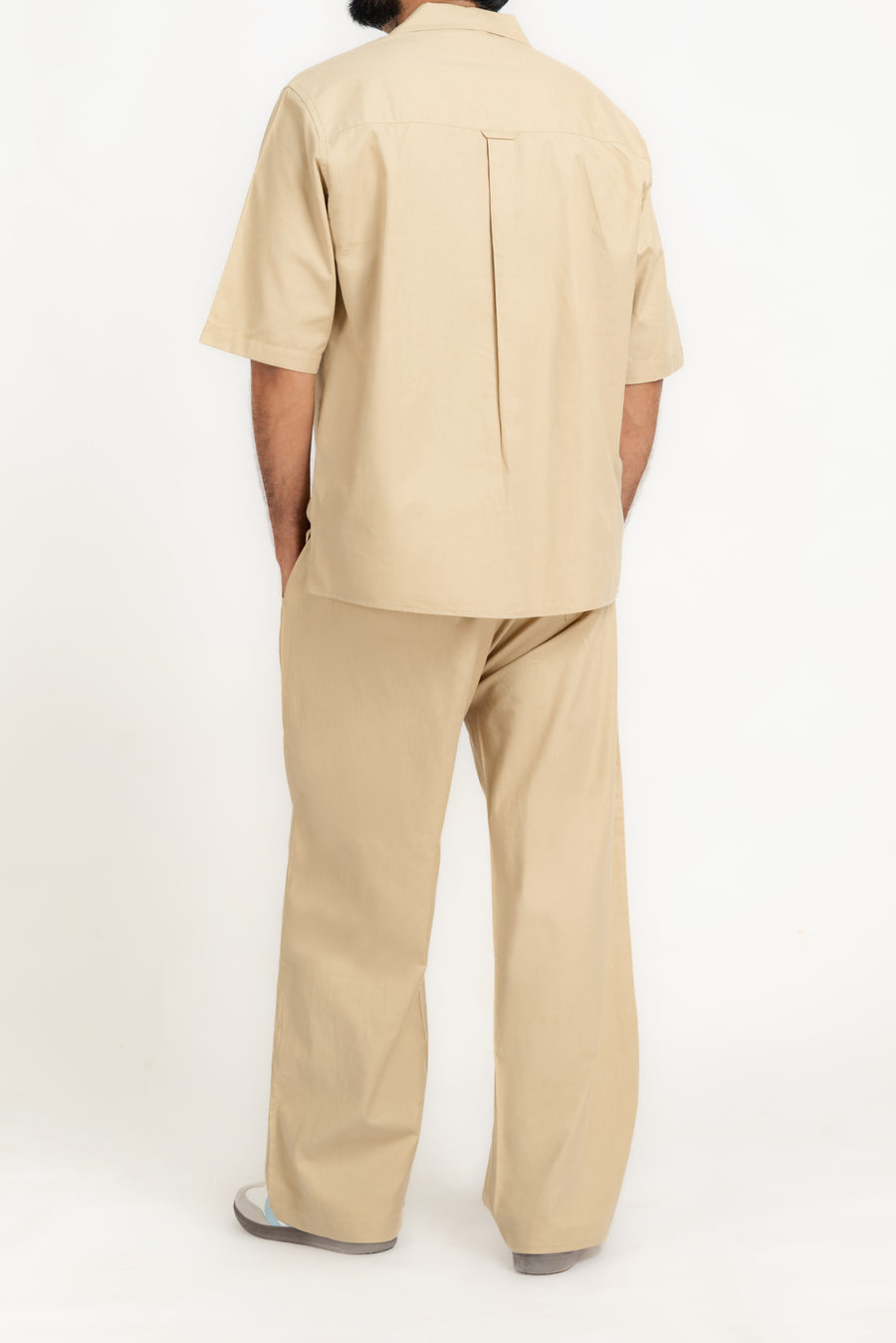 Men's Plain Cuban Collar Shirt