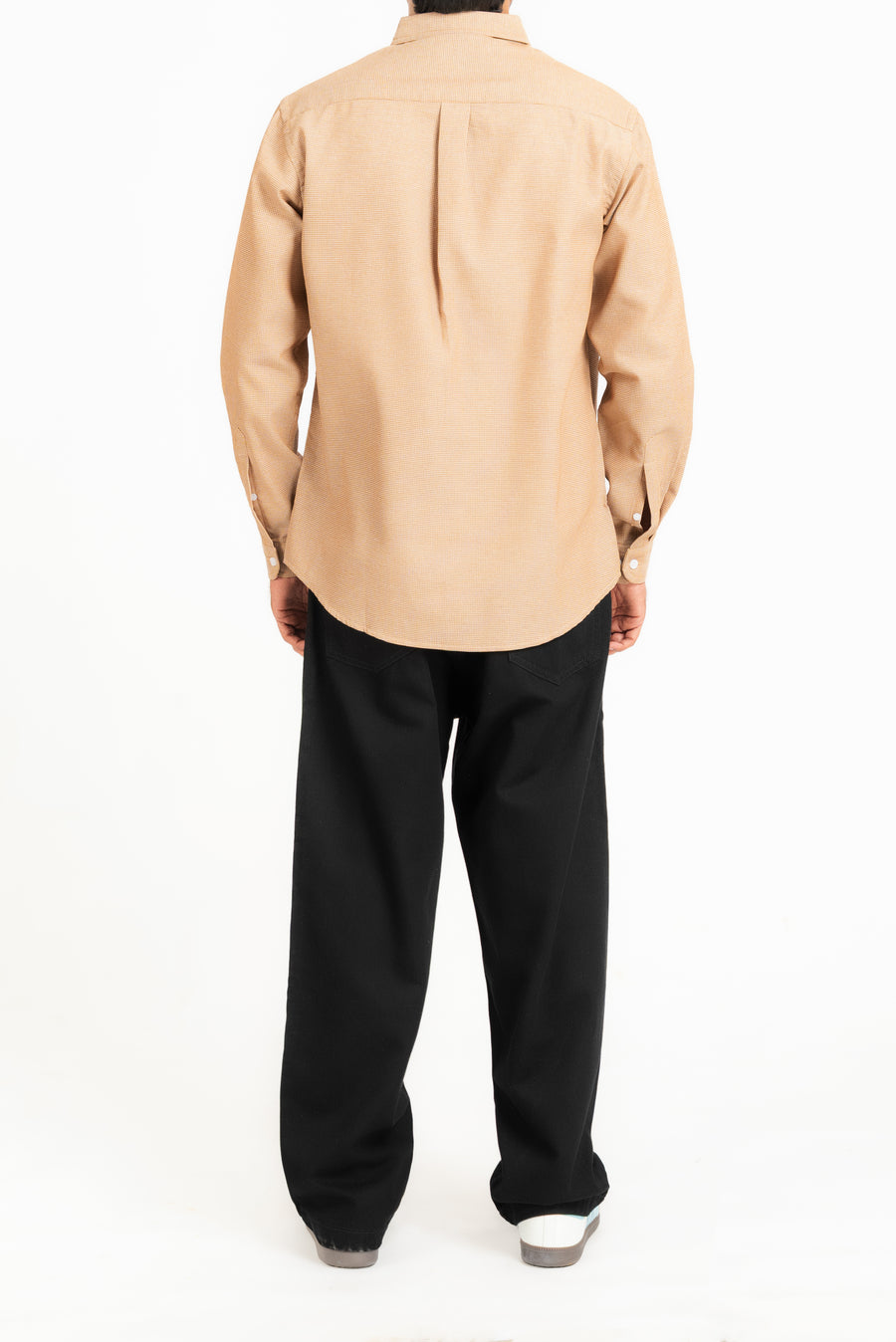 Men's Textured Weave Casual Shirt