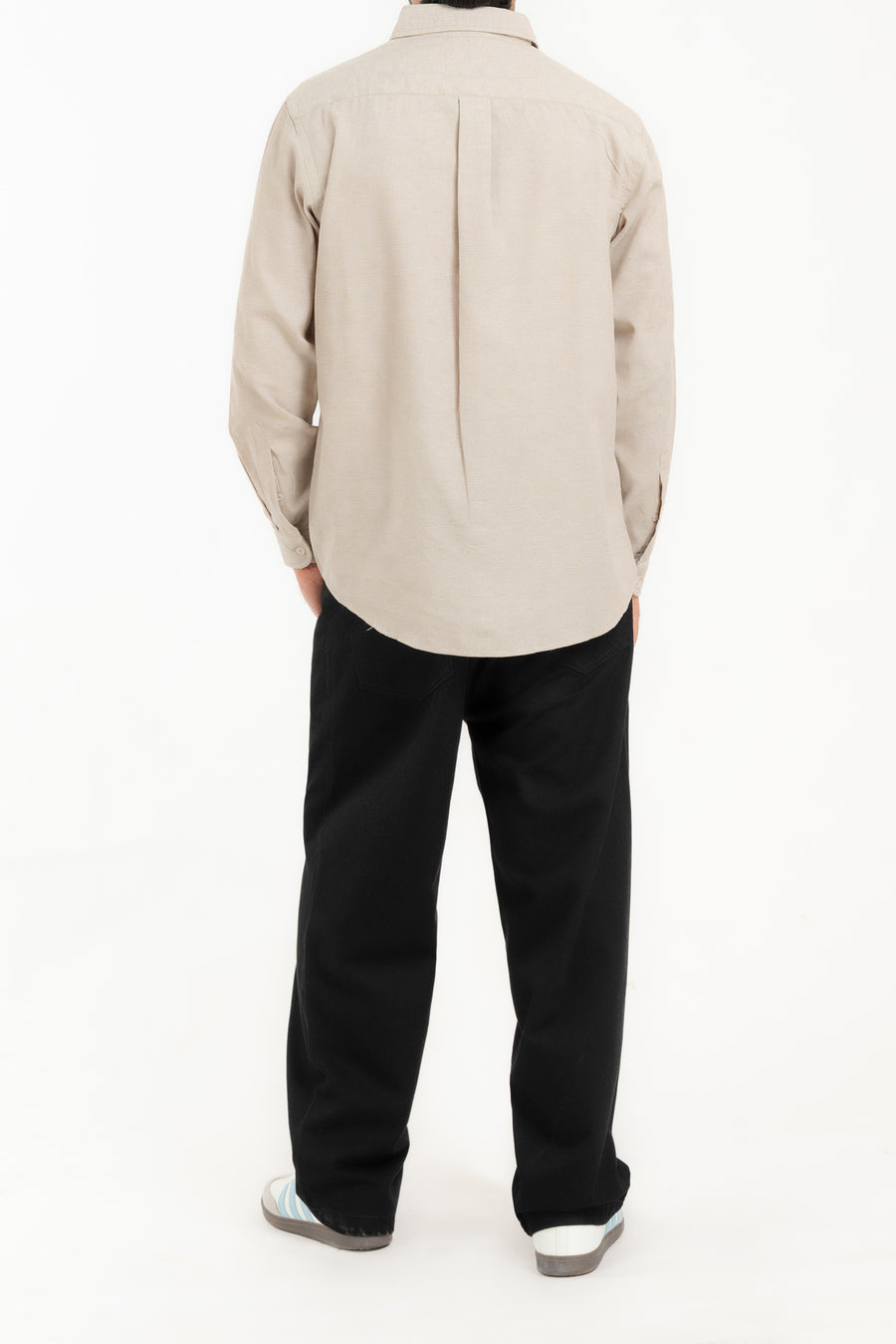 Men's Relaxed Linen Blend Casual Shirt