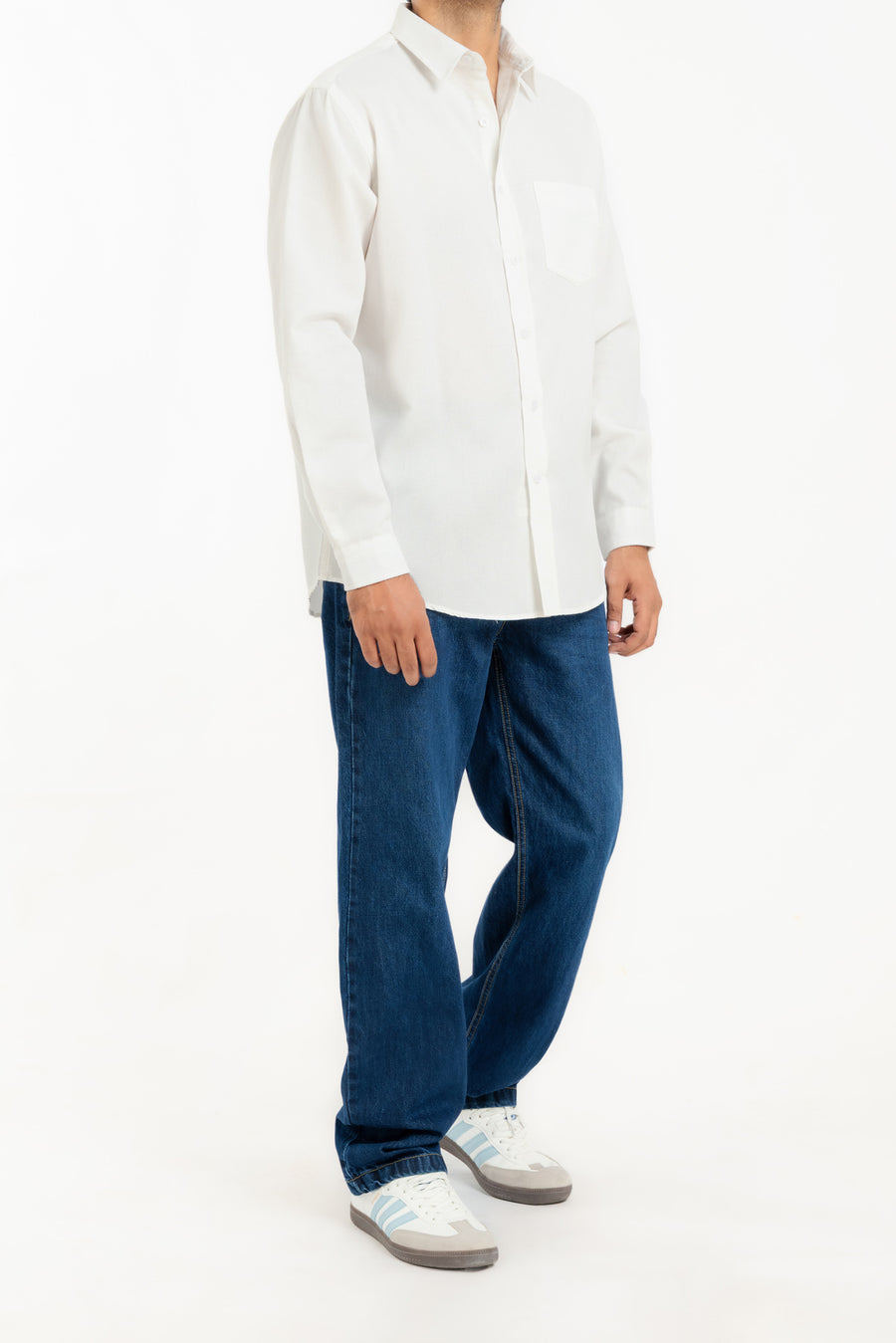 Men's Textured Weave Casual Shirt