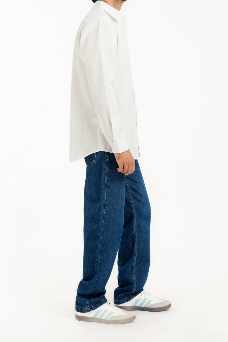 Men's Textured Weave Casual Shirt